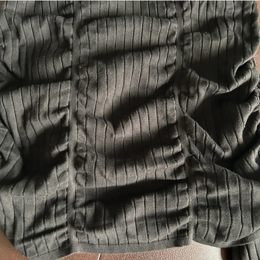 Maurices | Black Long Sleeve Cinched Mini Sweater Dress - Picture 5 of 5